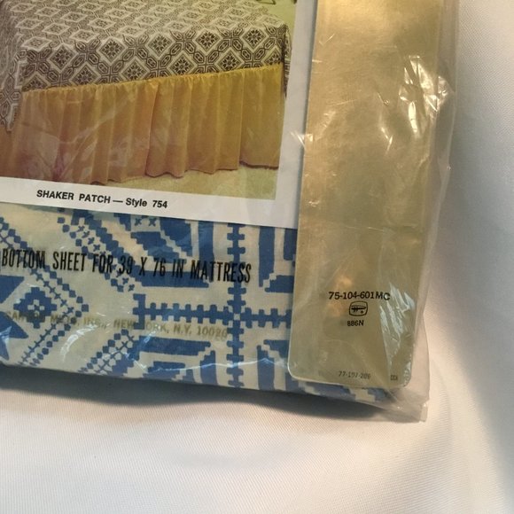 Cannon Royal Family Percale NOS Fitted Bottom Twin - Picture 7 of 8